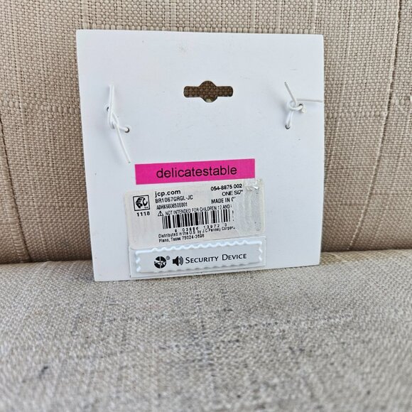 MIXIT Bracelet THE TREE OF LIFE Crystal Accent Gold Tone Stretched Wristband New - Picture 11 of 11